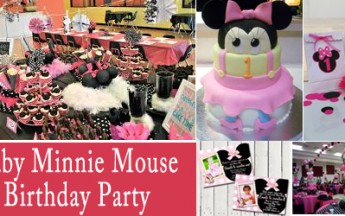 Personalized Baby Minnie Mouse Birthday Party Supplies in India