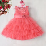 Floral Ruffle Baby Girl Dress party outfit