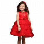 Baby Girl Floral Bodice Partywear Attire