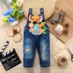 baby boy Denim Dungaree Romper dress