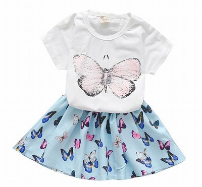 Fashionable Baby Girl Skirt with T-shirt