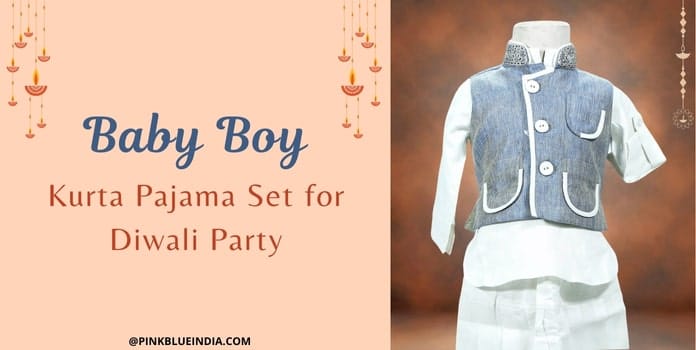 Baby Boy Kurta Pajama Set for Diwali Party