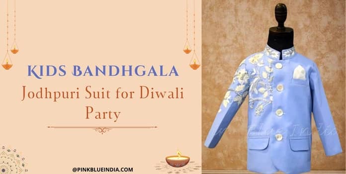 Kids Bandhgala Jodhpuri Suit for Diwali Party
