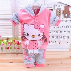 Pink and Grey Hello Kitty Sweatshirt for Children