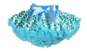 Light Blue and Green tutu Skirt 