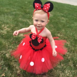 Minnie mouse first birthday tutu dress