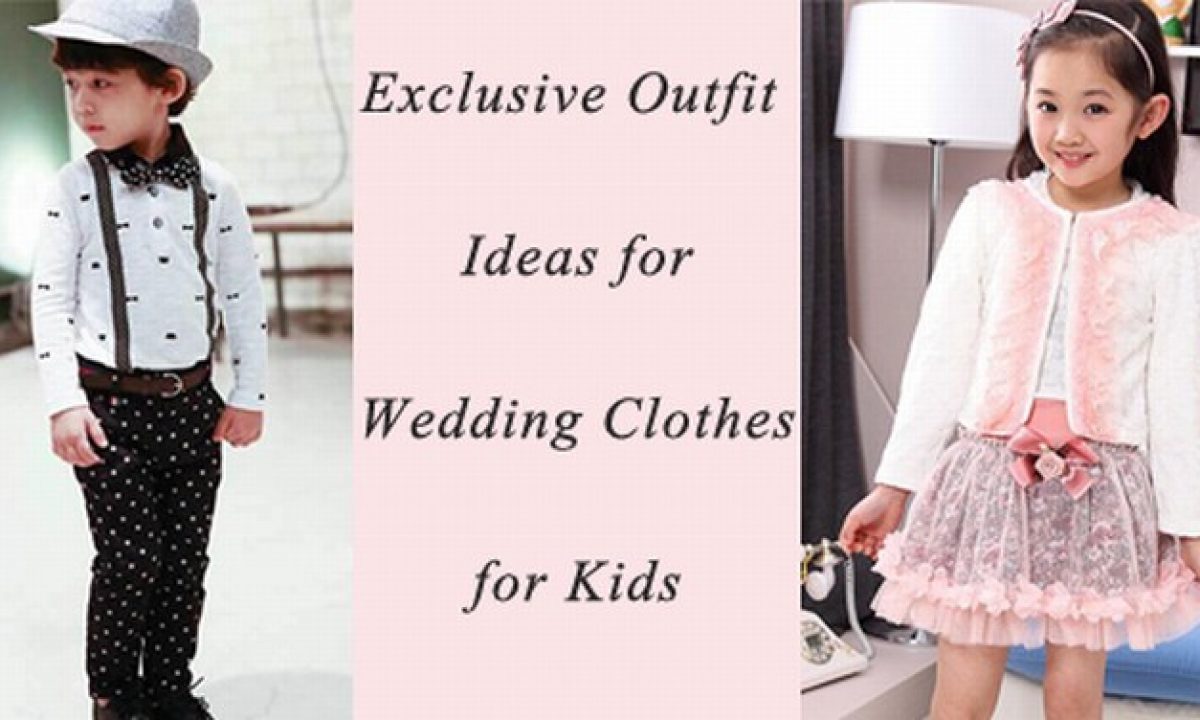 kids wedding clothes