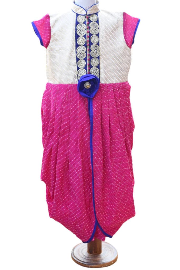 Colorful Designer Holi Special Kids Lehenga Choli