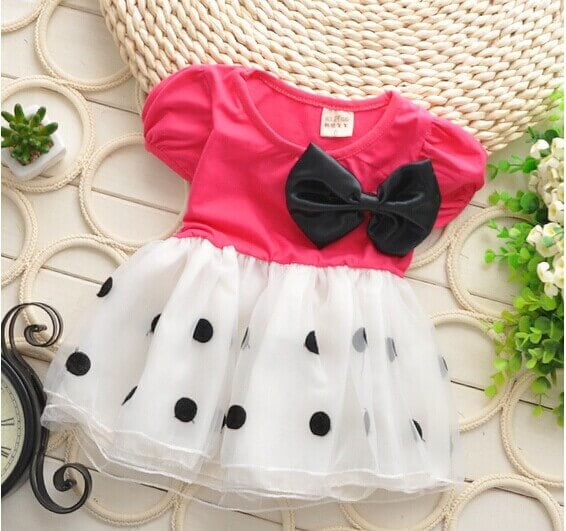 Pink and White Summer Dress