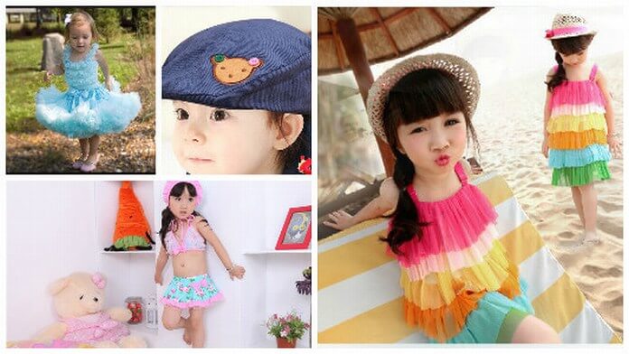 Kids summer holiday dresses