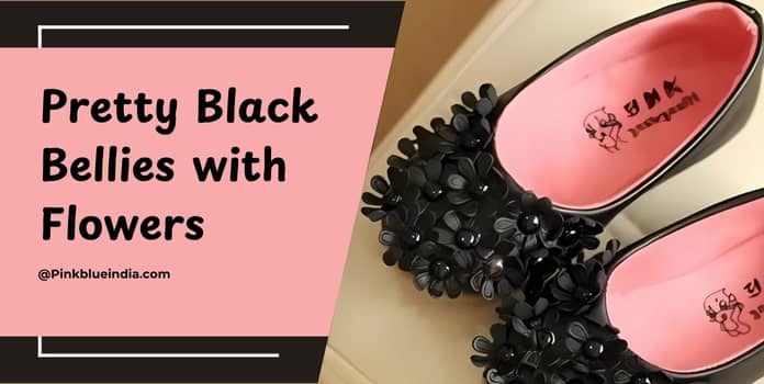 Pretty Black Bellies with Flowers