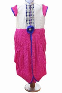 Ethnic Pink Designer Gown