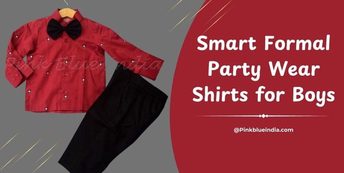 Smart Formal Party Wear Shirts for Boys