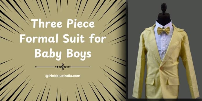Three Piece Formal Suit for Baby Boys