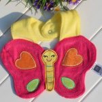 baby Butterfly Print Feeding & Nursing Bib
