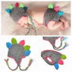 Crochet Knitted Dinosaur Baby Photo Prop