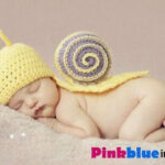 Crochet Newborn Baby Snail Photos Props