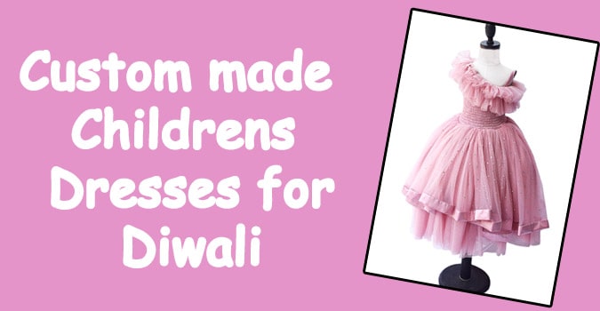 Custom Made Childrens Dresses for Diwali