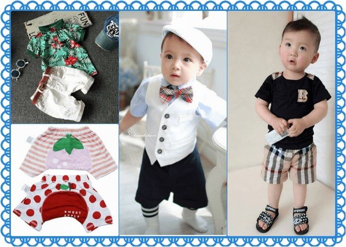 Unique cute baby shorts