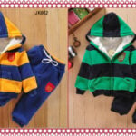 Toddler Two Piece Fleece Jacket with Hoodie