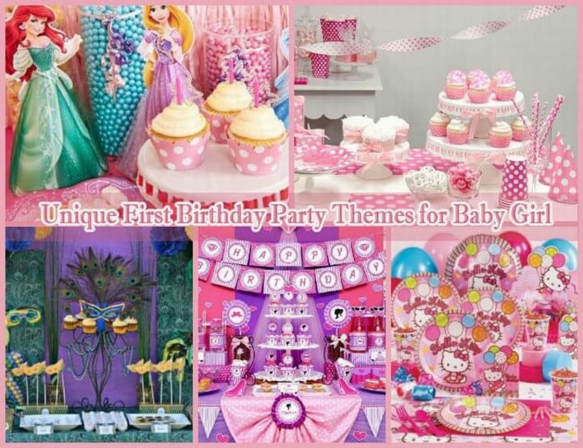 10 Unique First Birthday Party Themes For Baby Girl 1st Birthday