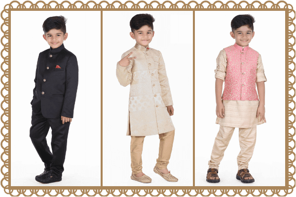 Boys Indian wedding outfits, Kids Wedding Wear Dress