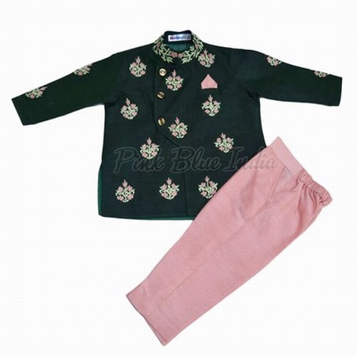 Baby Boys Indo Western Sherwani Suit, Festive & Party Sherwani Dress