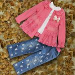 Baby Party Wear Tops on Jeans