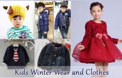 Cuddle Up Boys and Girls in Warm Kids Winter Wear and Fashionable Clothes