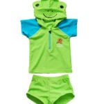 Green and Blue Turtle Baby Boy Swimwear 2 Piece swimsuit