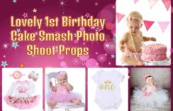 Lovely 1st Birthday Cake Smash Photo Shoot Props and Preparations