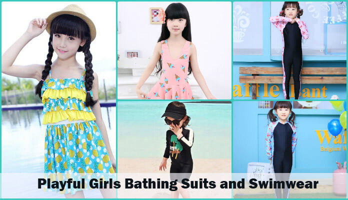 Kids Girls Swimwear and Bathing Suit India