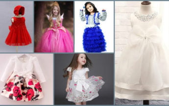 Stylish and Fancy Party Wear Frocks For Babies