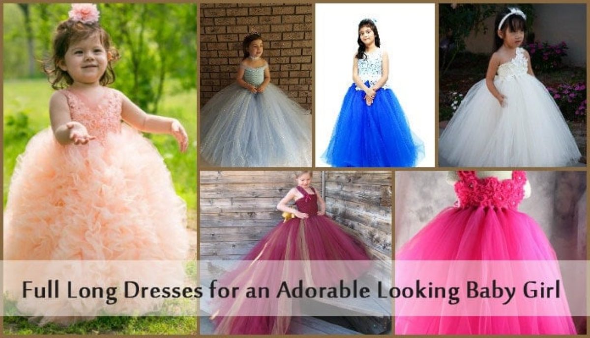 Beautiful Full Long Dress for the Cutest Baby Girl