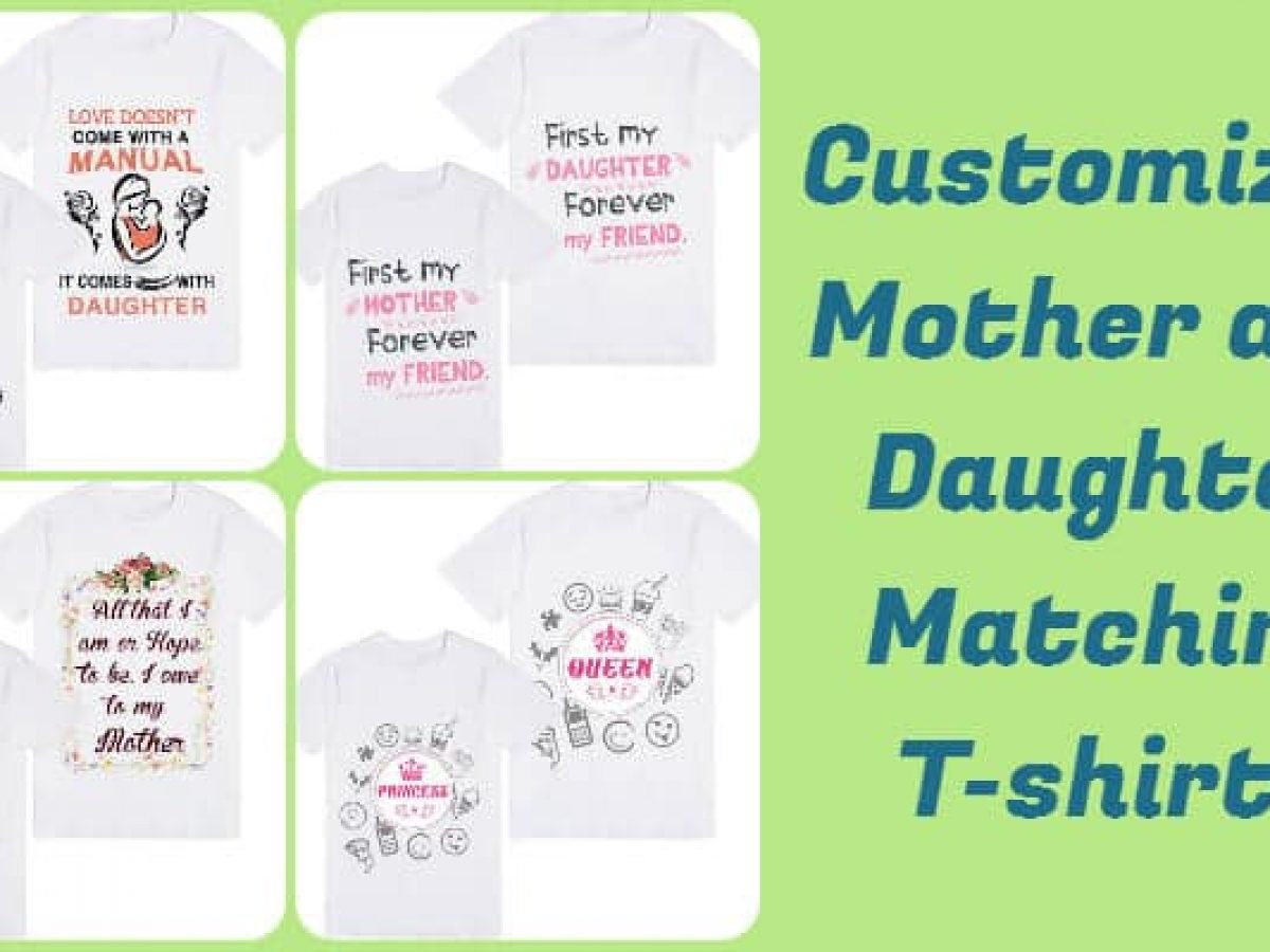 Adorable Mother and Daughter T-shirts India