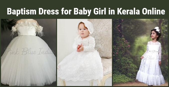 Baptism Dress for Baby Girl in Kerala Online, Kottayam, Kochi, Thrissur, Ernakulam, Trivandrum