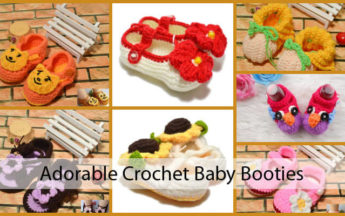 Crochet Baby Booties for Beginners & Perfect Last-Minute Baby Shower Gift