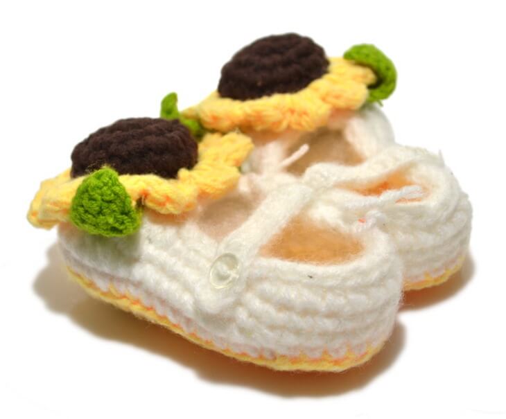 Gehäkelte Baby Schühchen Chucks Handmade Crochet for Newborn and Babys