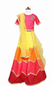 New Latest Girlish Party Lehenga Dress kids wedding Lehenga 