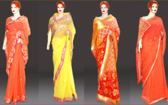 Beautiful Georgette Party Wear Sarees with Zari Work & Designer Blouse