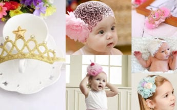 Baby Headbands | Princess Crown Tiara For Little Girls, Newborn, Infant, Toddler