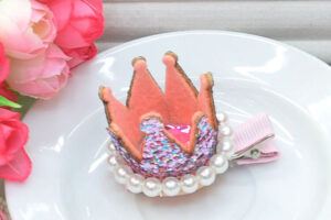 Baby Crown Hair Clip, Princess Crown,Party Crown, Birthday Hair Clip Online India