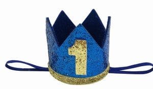 1st Birthday Boy Prince Party Crown Hat, Personalized birthday crown india