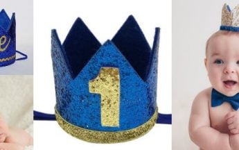 Royal Personalized Prince or King Birthday Crown | Boys Party Crown Hats