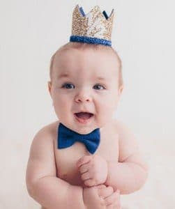 1/2 Birthday Boy Crown, Baby Boy Half Birthday Crown Hat India