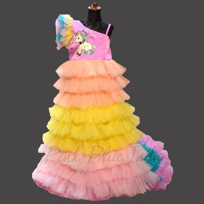 Girl Unicorn Birthday Party Theme Dress