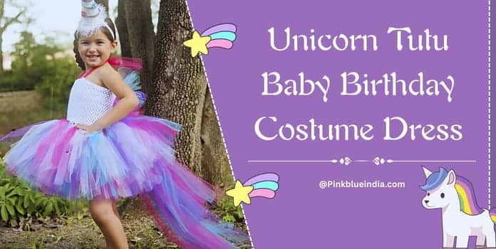 Unicorn Tutu Baby Birthday Costume Dress