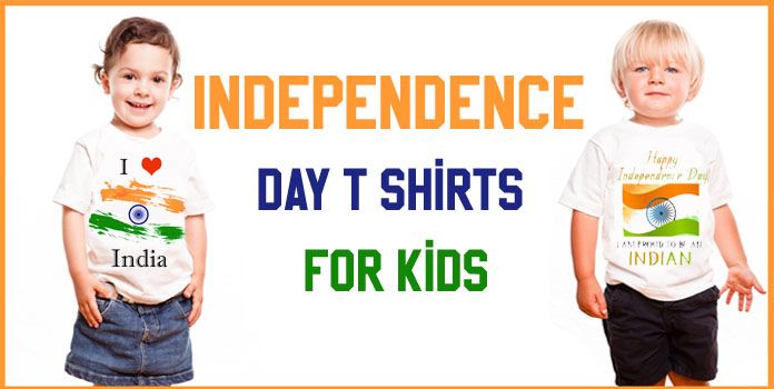 Indian Independence Day Kids T Shirts, Baby Tricolor T Shirts