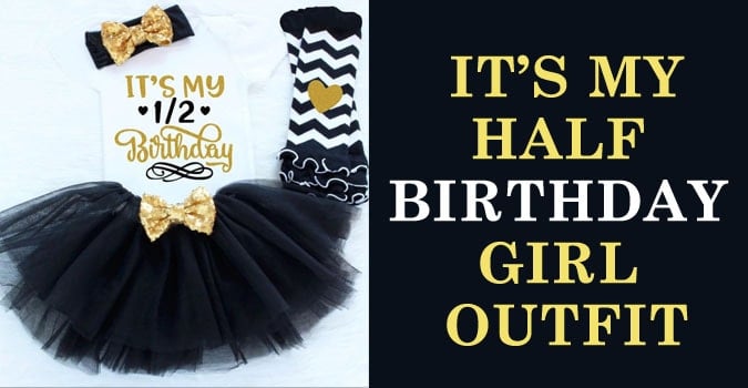 It’s My Half Birthday Outfit - 1/2 Birthday Girl Dress