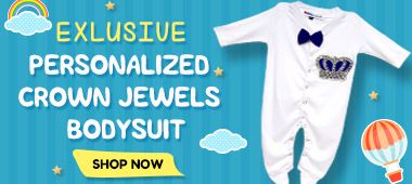 Custom Baby Boy Shower Bodysuit - Newborn Baby Coming Home Jewel Outfit